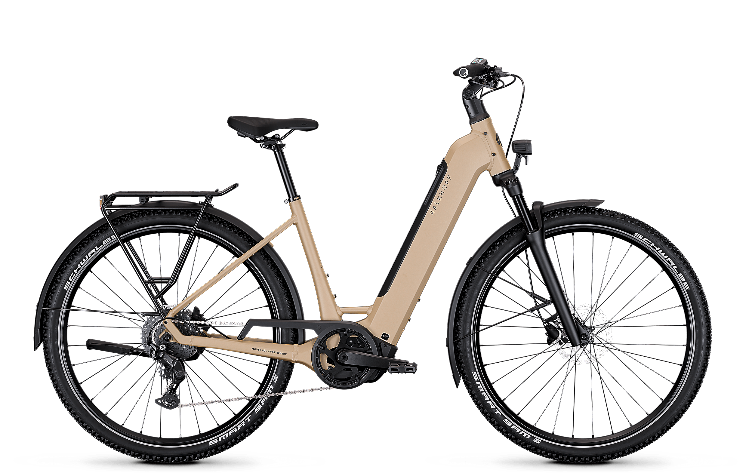 Kalkhoff ENTICE 3 SEASON beige | 540WH | E-Bike Damen Trekking | 2026 | Kettenschaltung