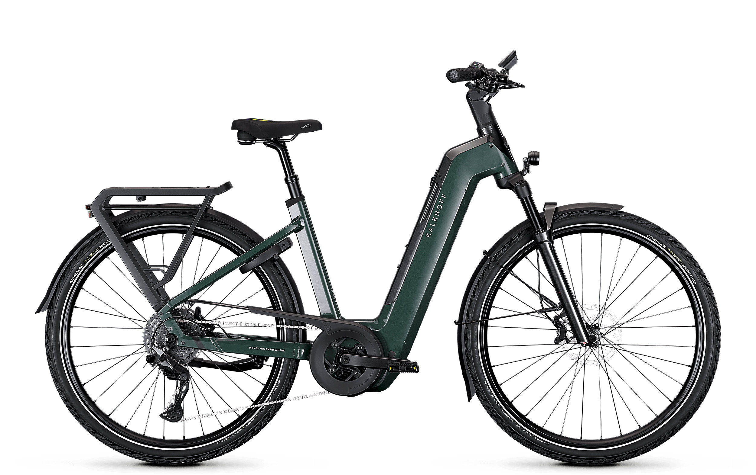 Kalkhoff ENDEAVOUR 5+ ADVANCE grün | 800WH | E-Bike Damen Trekking | 2026 | Kettenschaltung