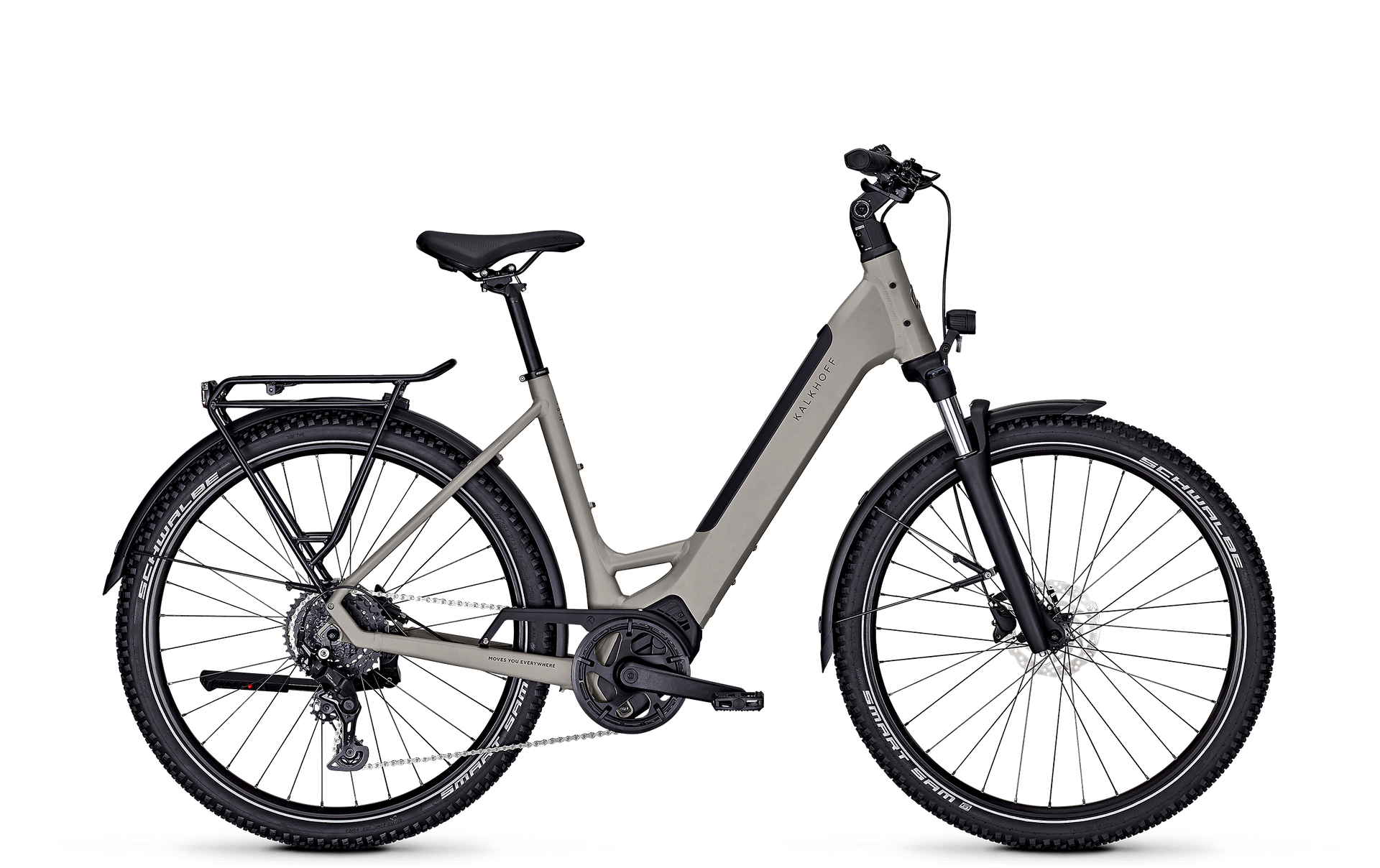 mountainbike leicht damen Kalkhoff ENTICE L SEASON grau | 400WH | E-Bike Damen Trekking