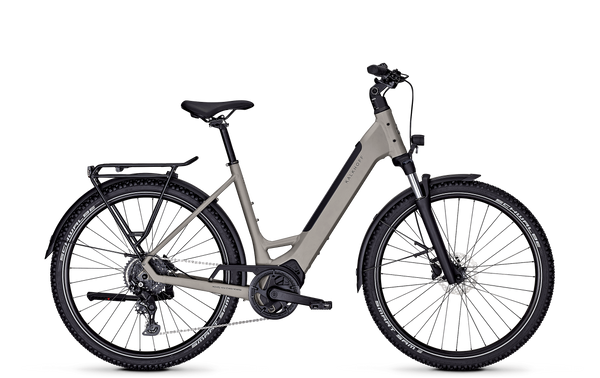 fahrrad kaufen damen leicht Kalkhoff ENTICE L SEASON grau | 400WH | E-Bike Damen Trekking