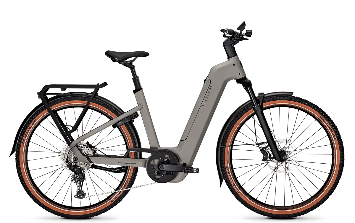 Kalkhoff ENTICE 5+ ADVANCE grau | 800WH | E-Bike Damen Trekking | 2026 | Kettenschaltung