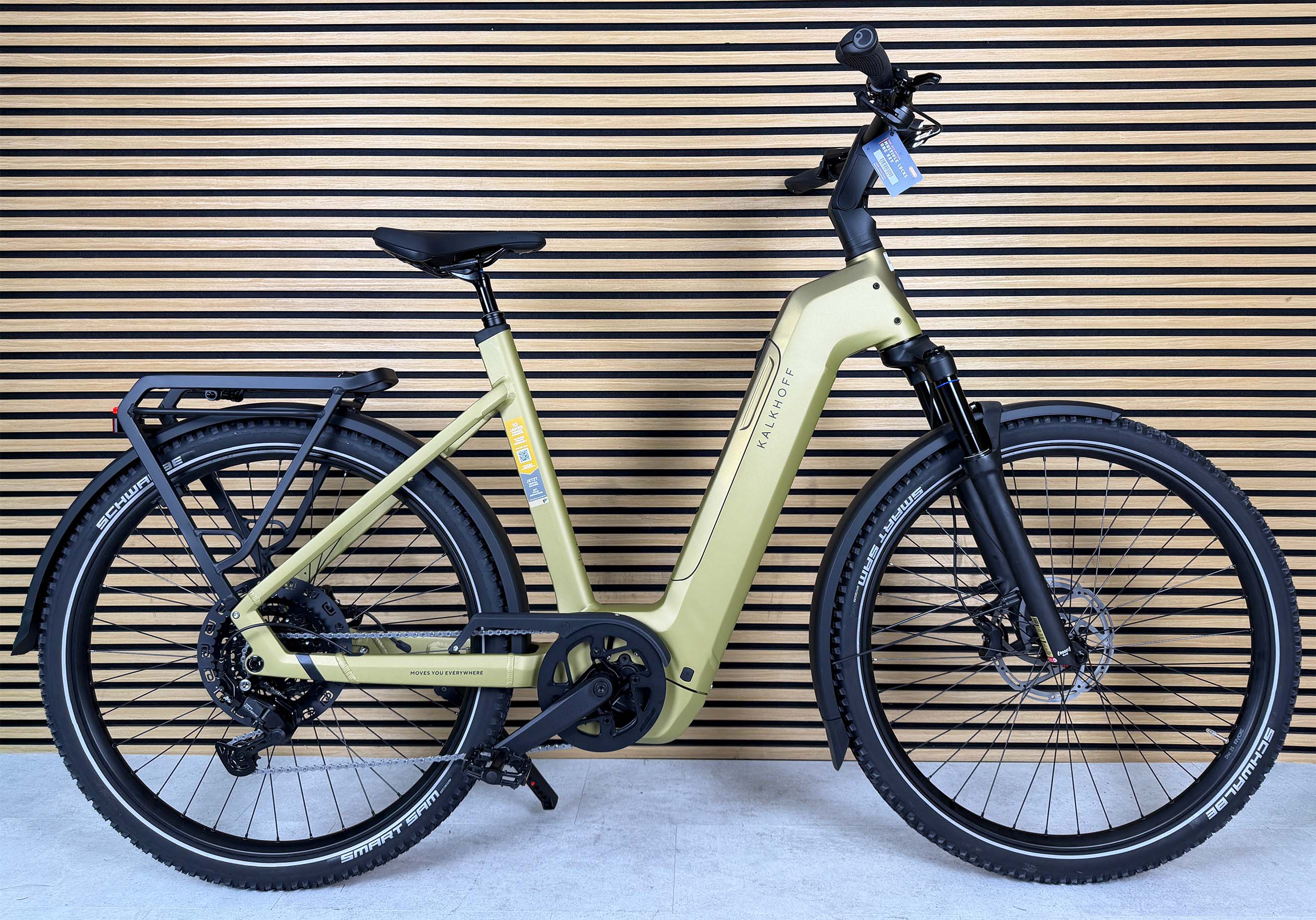 Kalkhoff ENTICE 5+ MOVE grün | 800WH | E-Bike Damen Trekking | 2026 | Kettenschaltung