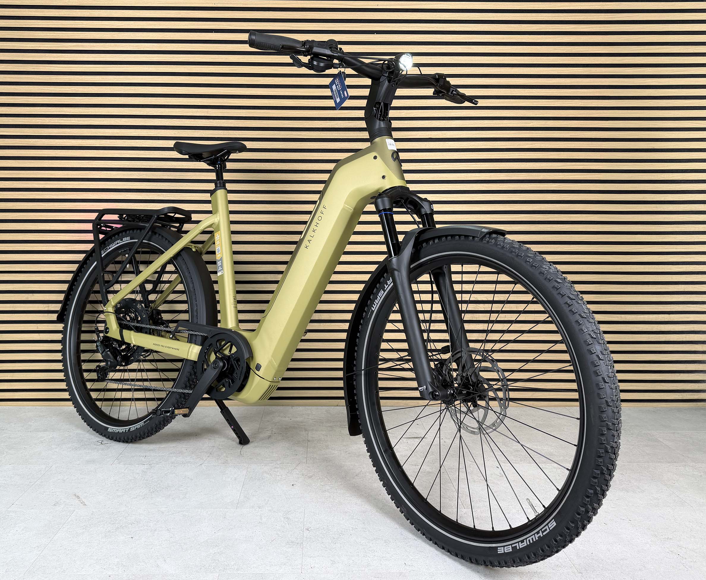 Kalkhoff ENTICE 5+ MOVE grün | 800WH | E-Bike Damen Trekking | 2026 | Kettenschaltung