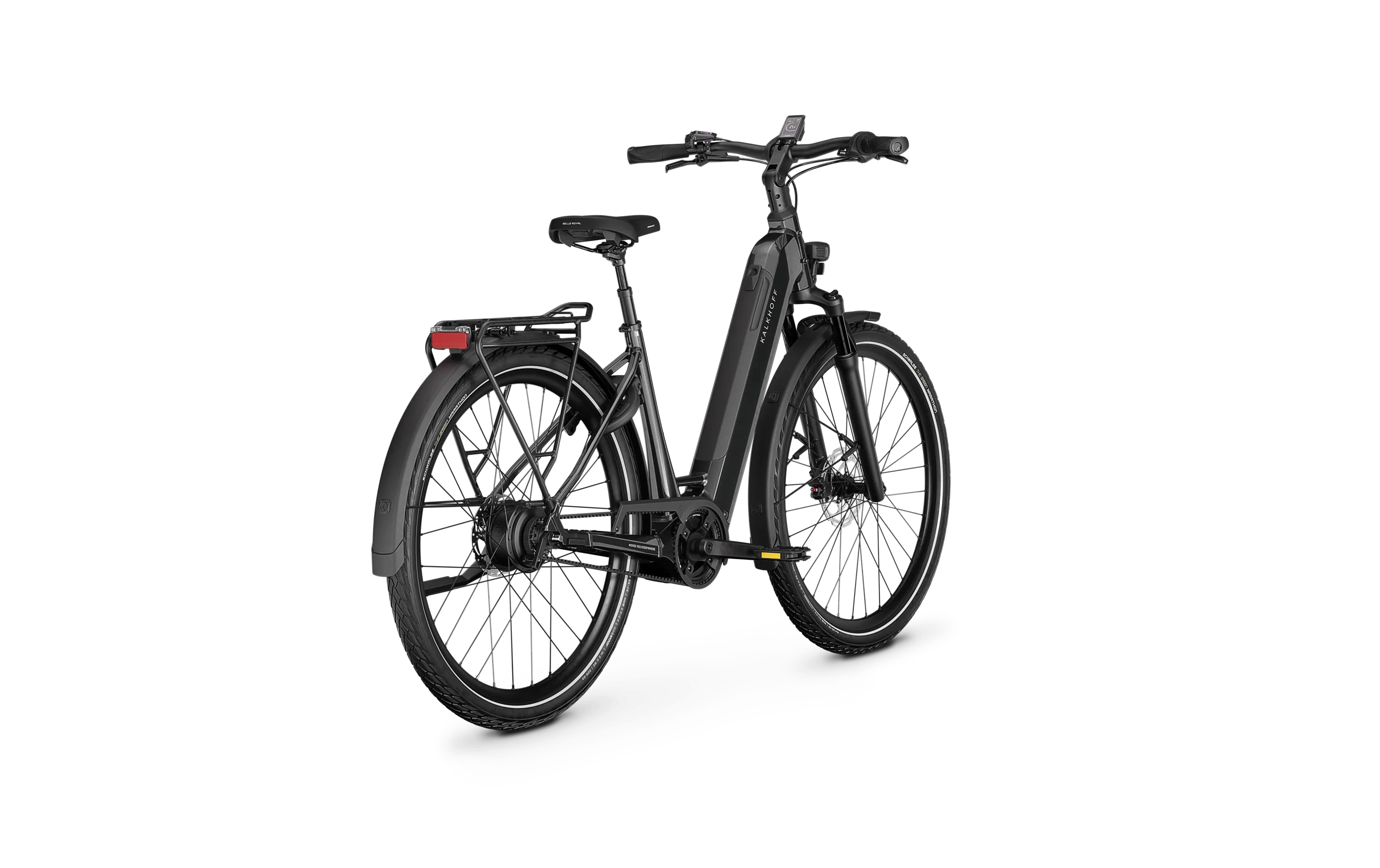 Kalkhoff IMAGE 3 EXCITE 380 schwarz | 600WH | E-Bike Damen Trekking | 2026 | Enviolo