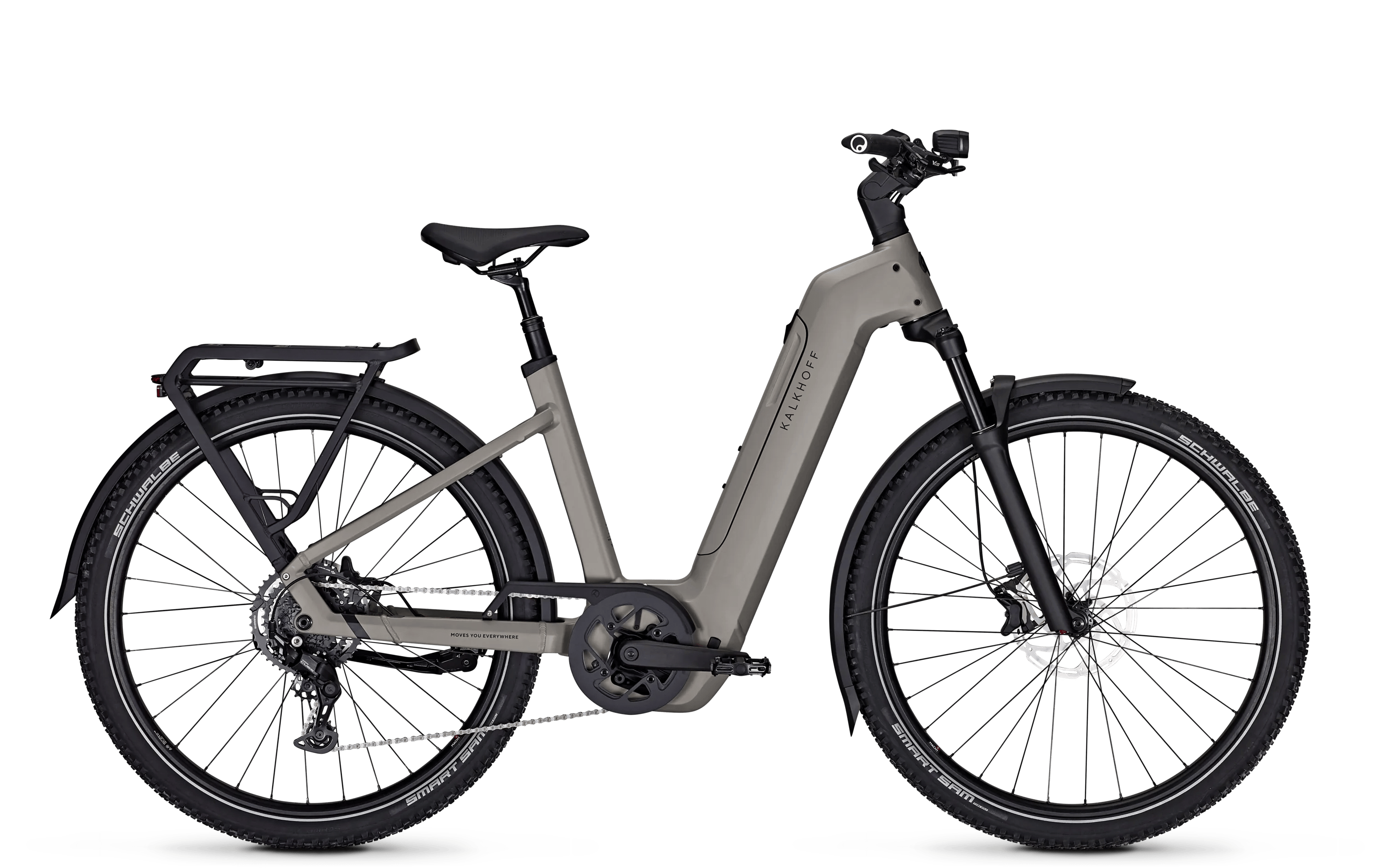 Kalkhoff ENTICE 5+ MOVE grau | 800WH | E-Bike Damen Trekking | 2026 | Kettenschaltung