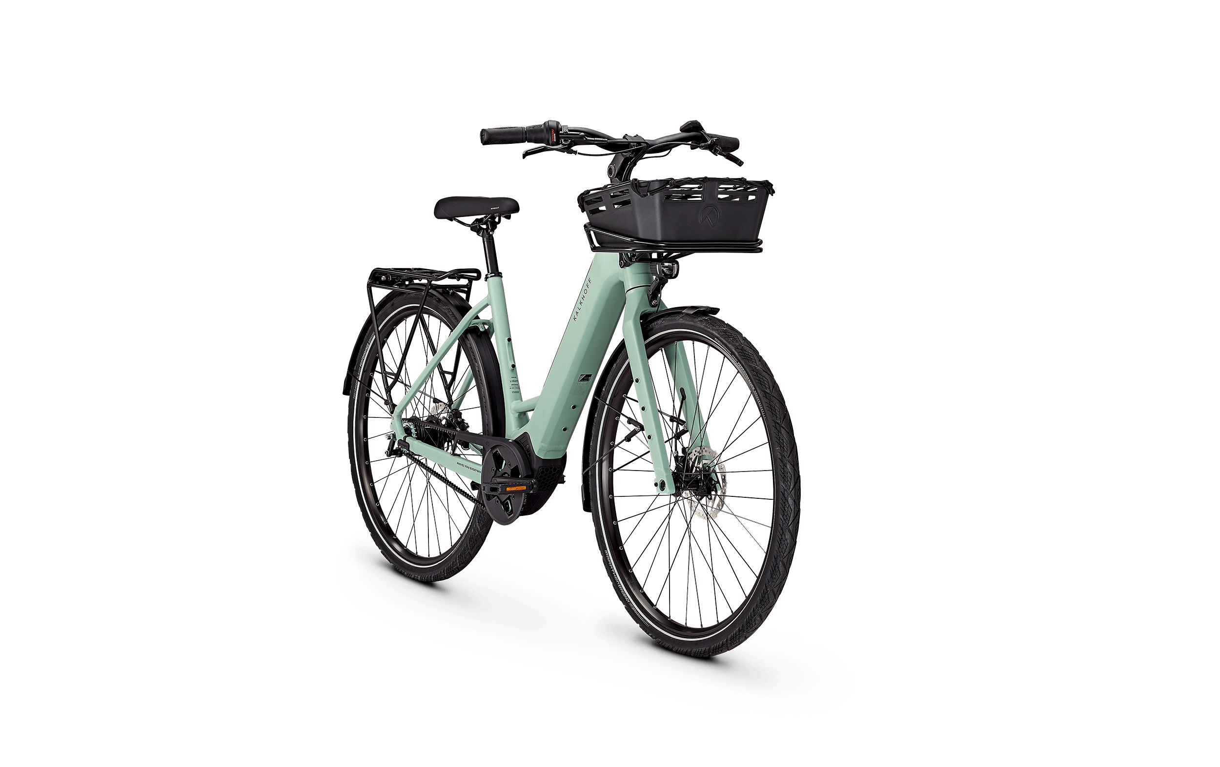 Kalkhoff IMAGE L ADVANCE grün | 400WH | E-Bike Damen Trekking | 2025 | Freilauf