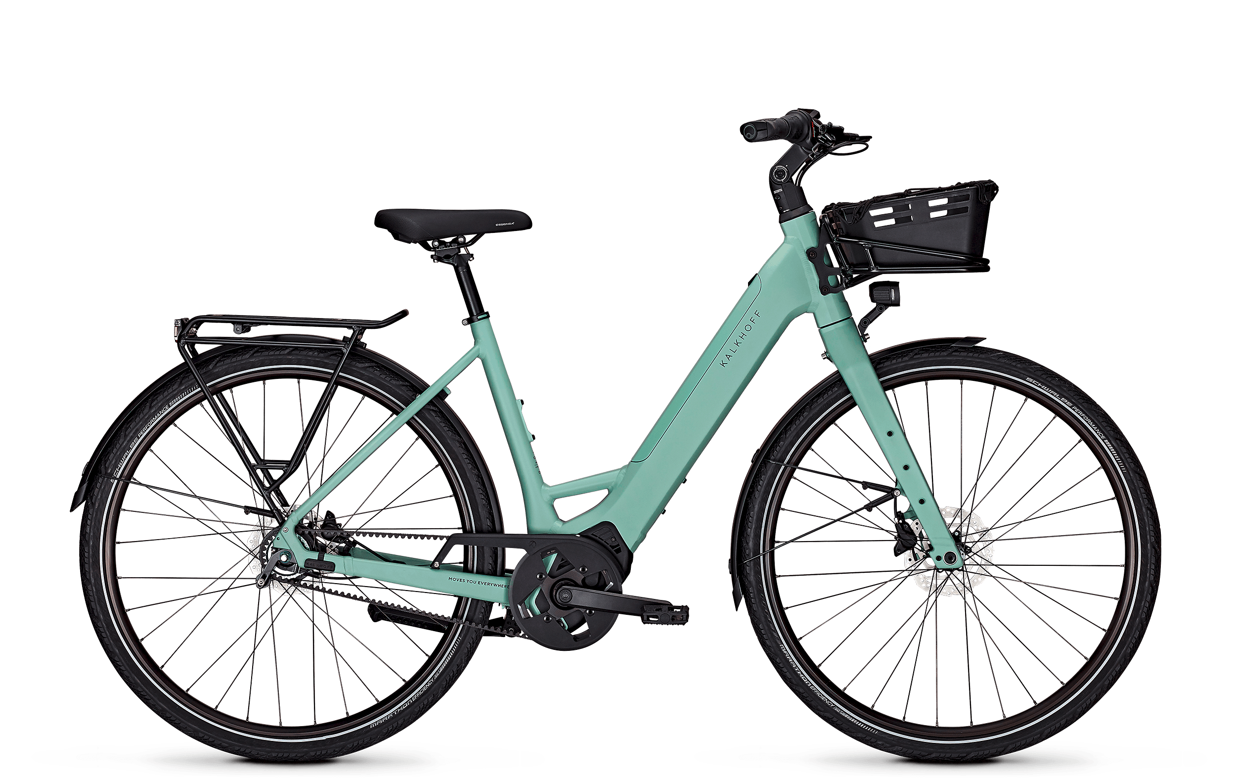 Kalkhoff IMAGE L ADVANCE grün | 400WH | E-Bike Damen Trekking | 2025 | Freilauf