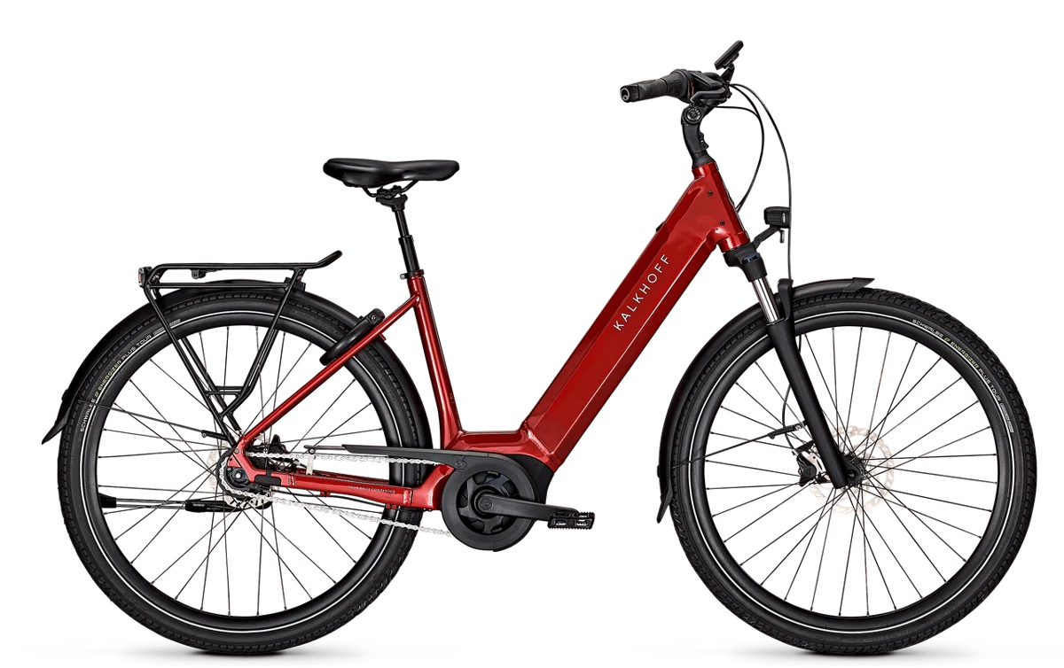 Kalkhoff IMAGE 3 MOVE rot | 500WH | E-Bike Damen City | 2024 | Rücktri