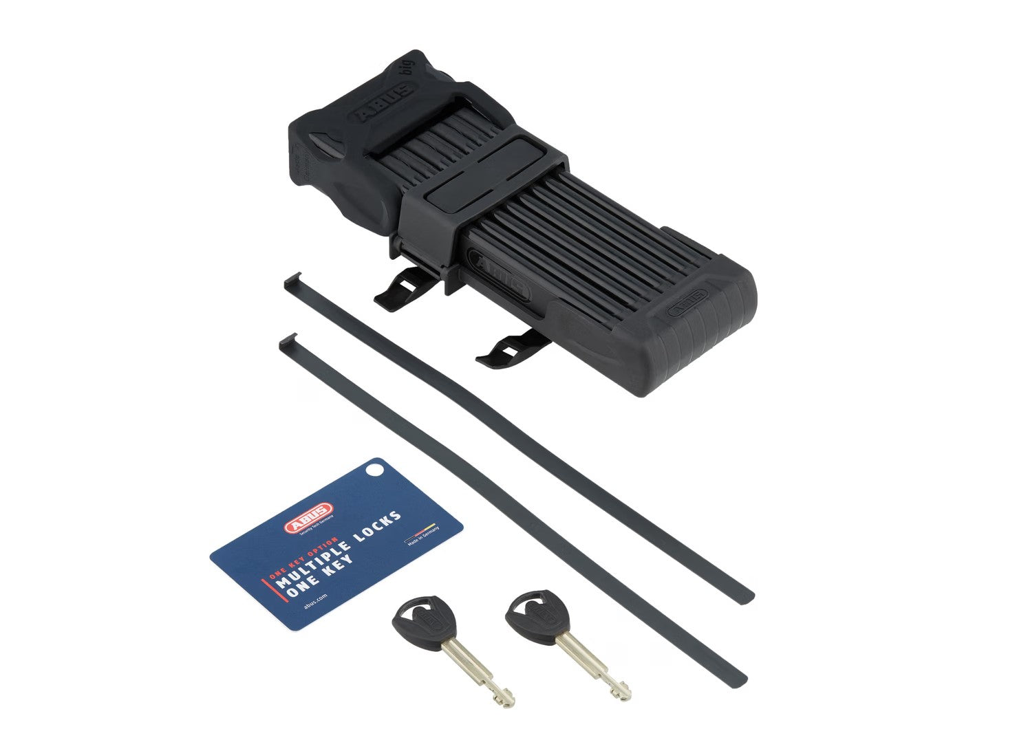 Abus Faltschloss 6000K/120 BK + Halter SH BORDO Big