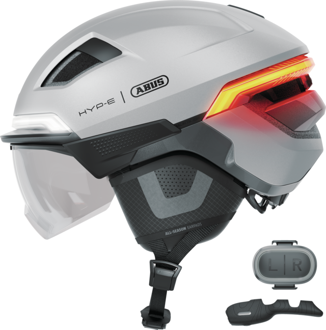 Abus Helm HYP-E BL.ACE gleam silver M 54-58cm