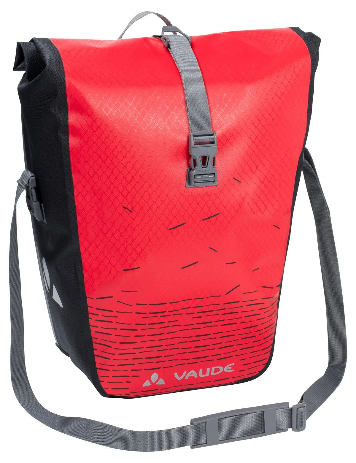 Vaude Fahrradtasche Aqua Back Print Single 24L rot
