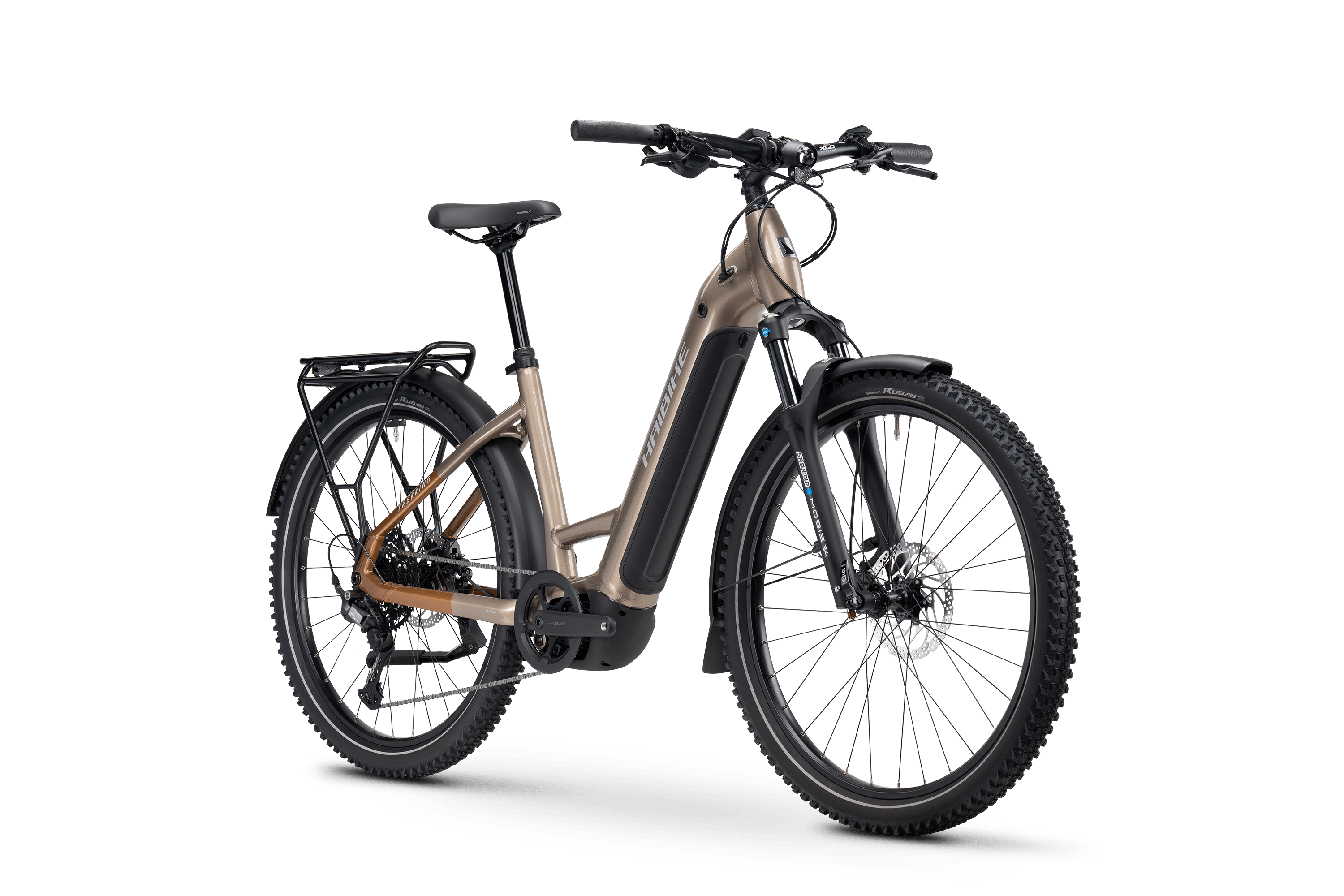 Haibike Trekking 6.5 beige | 600WH | E-Bike Damen Trekking | 2026 | Kettenschaltung