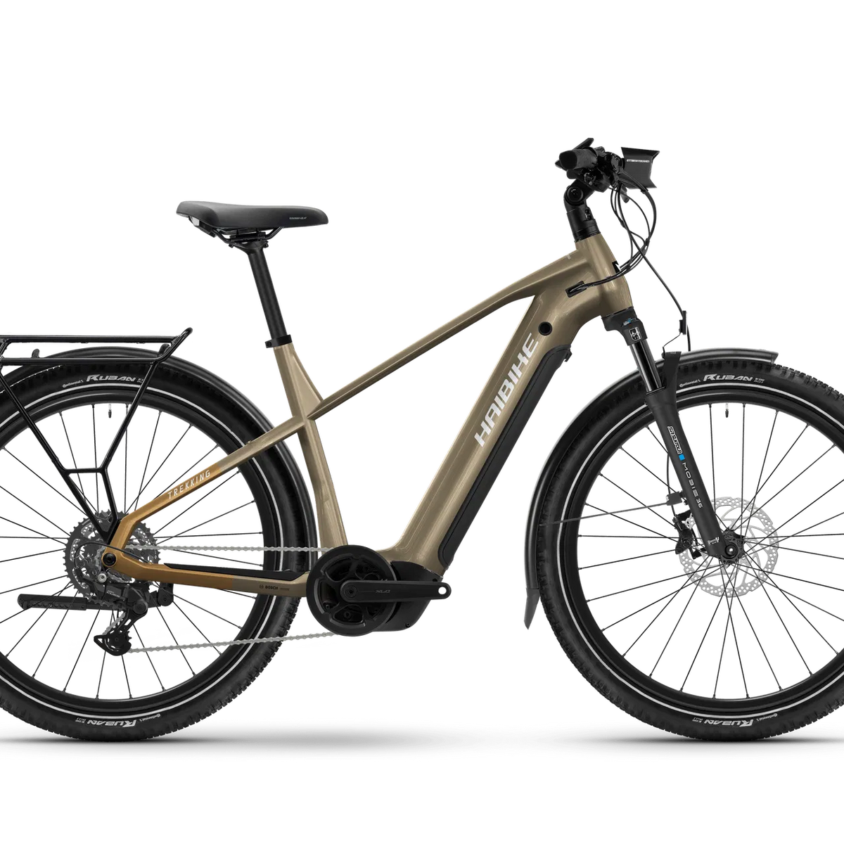 fahrradgriffe haibike Haibike Trekking 6.5 beige | 600WH | E-Bike Herren Trekking | 2026
