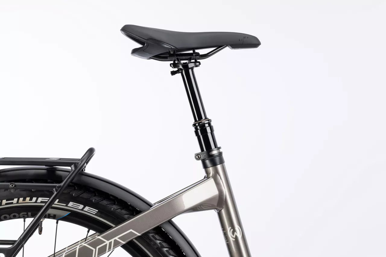 Winora Sinus AS grau | 800WH | E-Bike Damen City | 2026 | Getriebetechnik