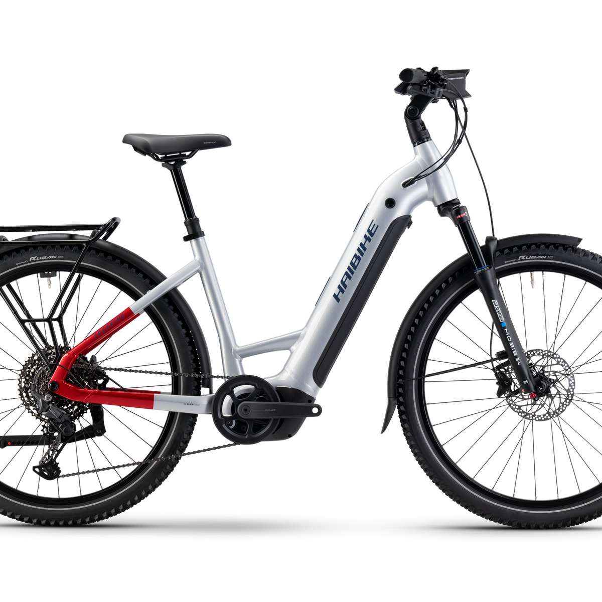 haibike handschuhe Haibike Trekking 7 grau | 800WH | E-Bike Damen Trekking | 2026