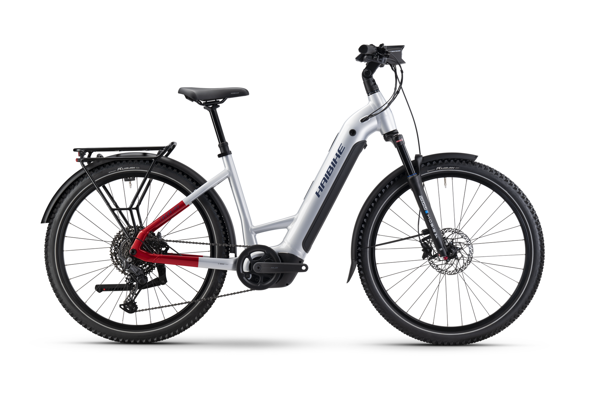 Haibike Trekking 7 grau | 800WH | E-Bike Damen Trekking | 2026 | Kettenschaltung