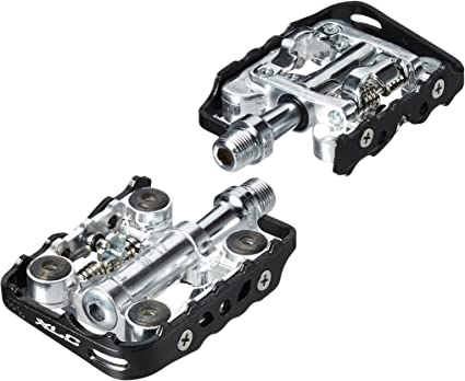 fahrrad pedale systeme XLC System-Pedal PD-S02 einseitig schwarz/silber SPD kompati