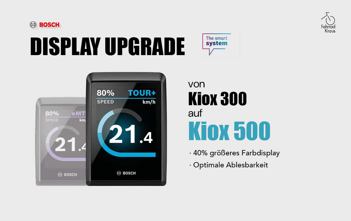 Display Upgrade von Kiox 300 auf Kiox 500