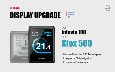 Display Upgrade von Intuvia 100 auf Kiox 500
