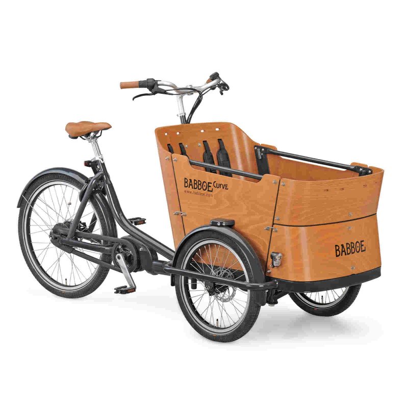 Babboe Curve Mountain schwarz | 500WH | E-Lastenrad | 2026 | Enviolo