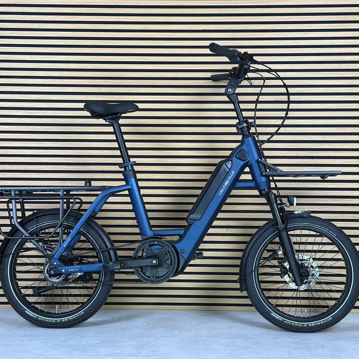 Velo de Ville KEB CLASSIC RT 20 Zoll blau | 800WH | E-Bike Kompakt