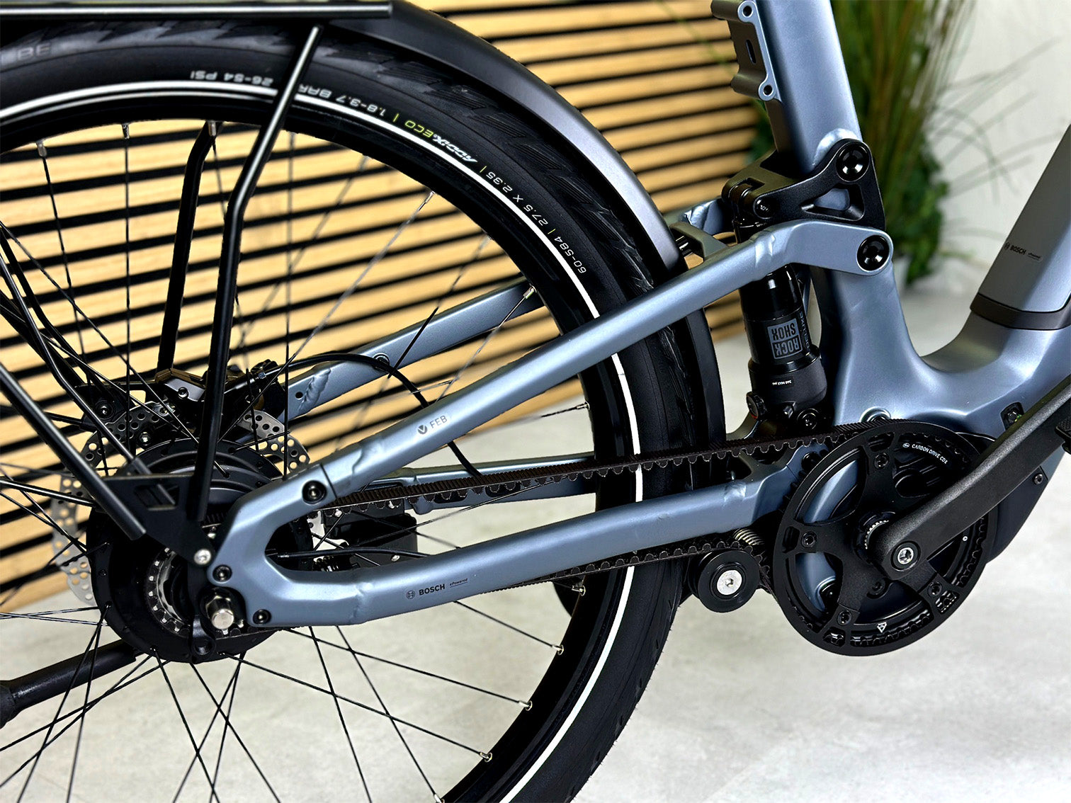 Velo de Ville FEB 990 grau | 800WH | E-Bike Damen Trekking | 2025 | Enviolo