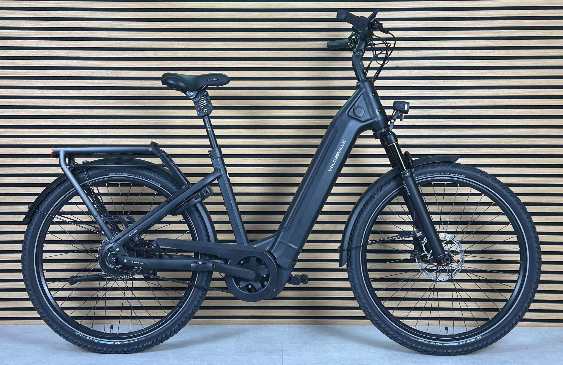 Velo de Ville SEB PRO schwarz | 800WH | E-Bike Damen Trekking | 2025 | Enviolo