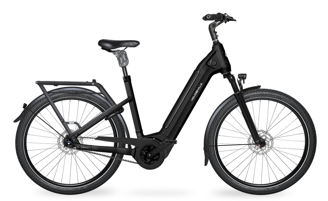 Velo de Ville SEB PRO schwarz | 800WH | E-Bike Damen Trekking | 2025 | Enviolo