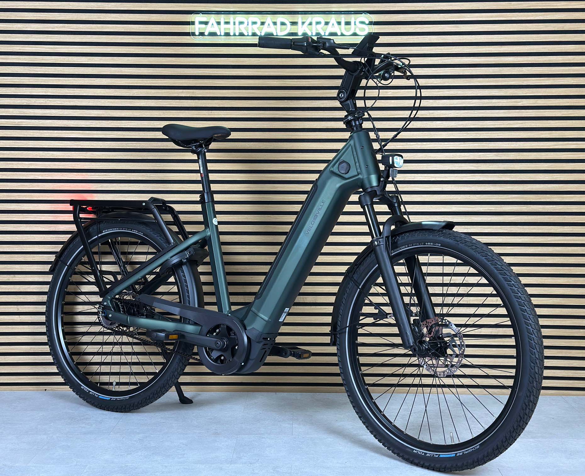 Velo de Ville SEB PRO RT grün | 800WH | E-Bike Damen City | 2025 | Rücktritt