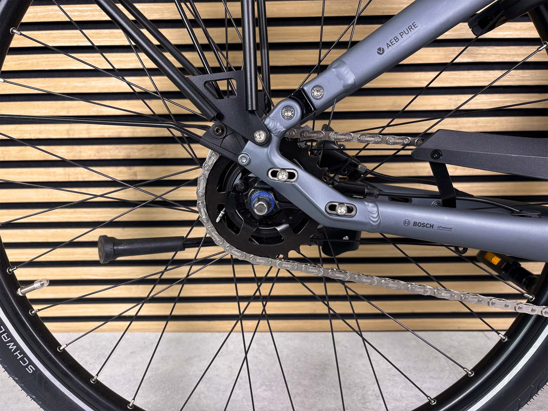 Velo de Ville AEB 990PX PURE grau | 600WH | E-Bike Damen City | 2026 | Rücktritt