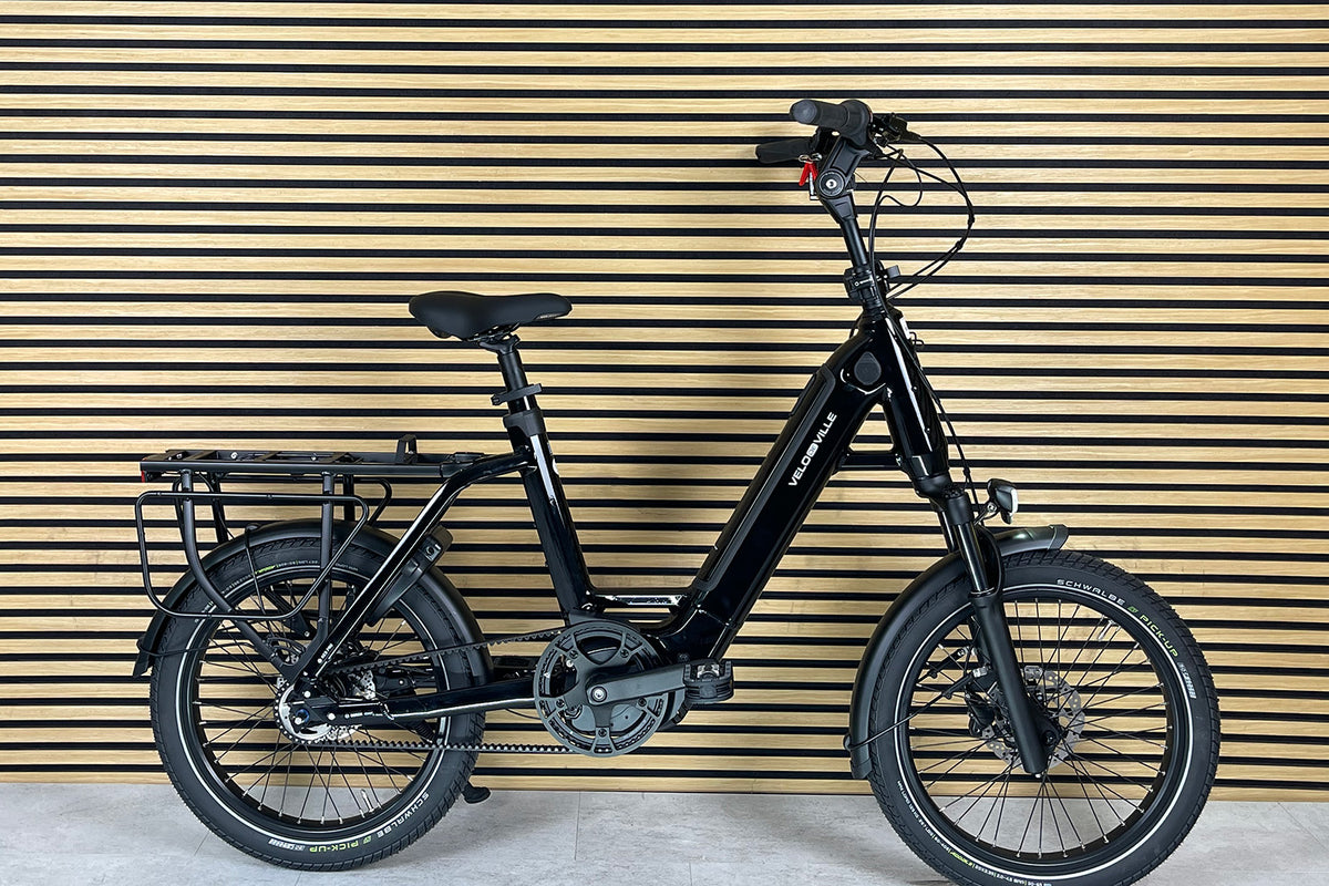Velo de Ville KEB 890 PRO schwarz | 400WH | E-Bike Kompakt | 2026 | Freilauf