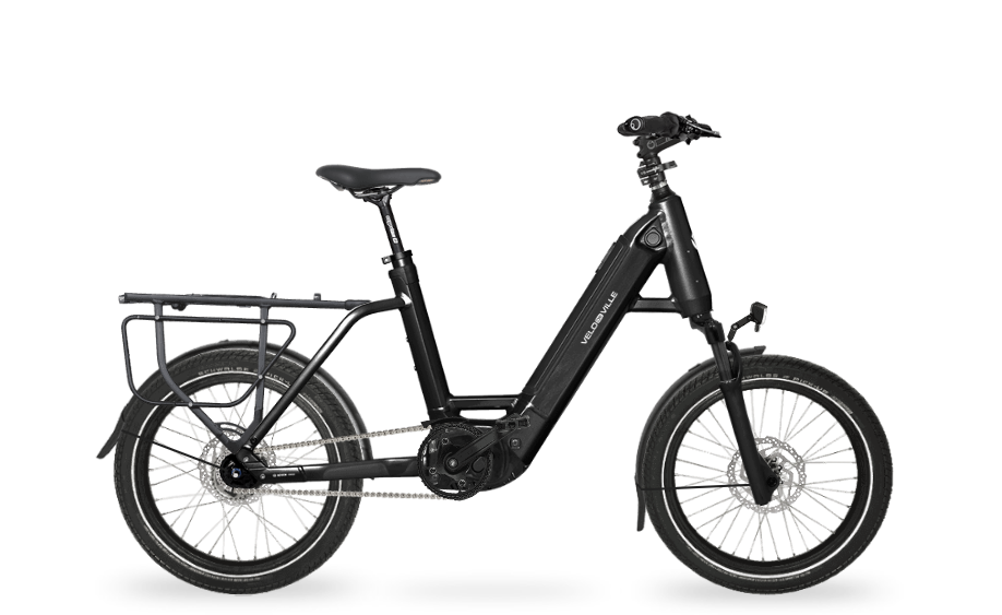 Velo de Ville KEB 890 PRO schwarz | 400WH | E-Bike Kompakt | 2026 | Freilauf