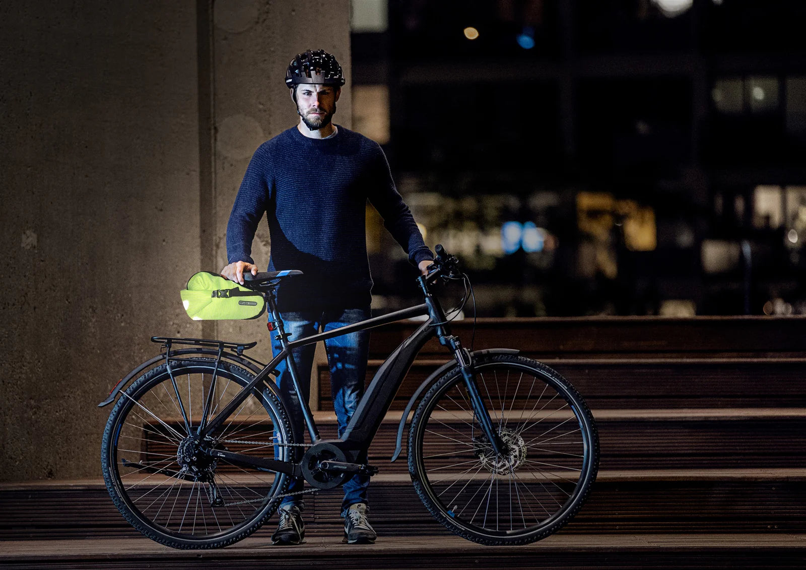 Ortlieb Satteltasche Saddle-Bag High Vis 4,1 L neongelb-schwarz