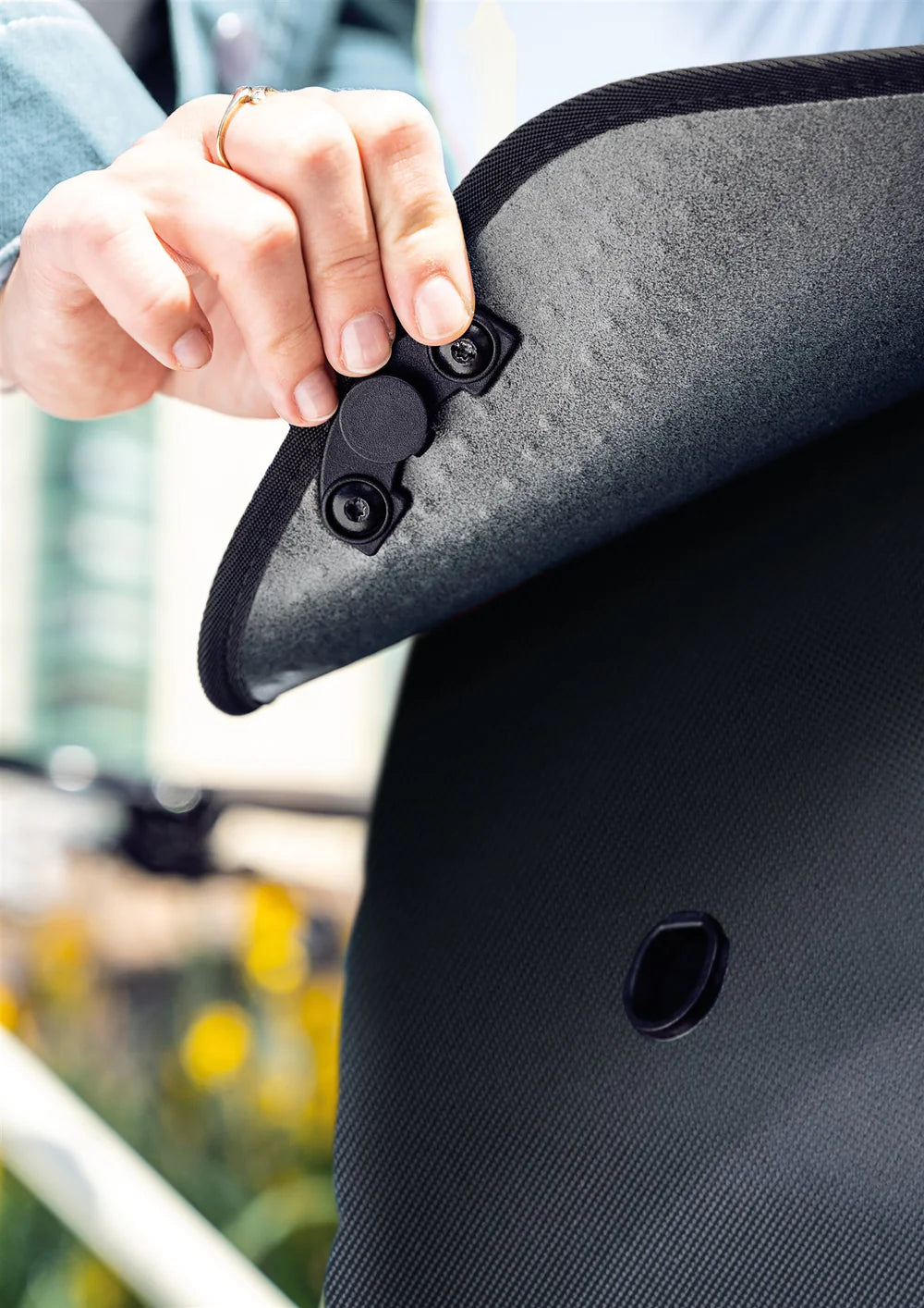 Ortlieb Seitentasche Velo-Shopper QL2.1 schwarz wasserdicht 18,5 L