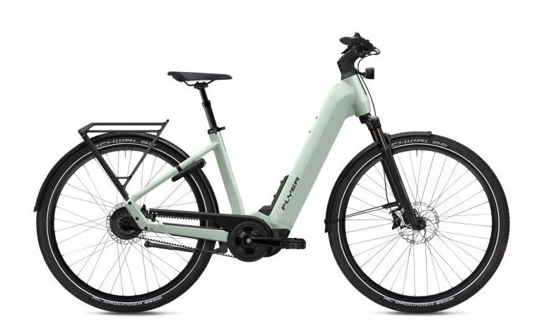 Flyer Upstreet 7.43 grün | 750WH | E-Bike Damen Trekking | 2025 | Freilauf