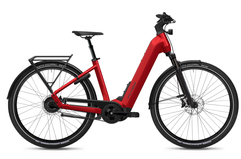 Flyer Upstreet 7.43 rot | 750WH | E-Bike Damen Trekking | 2024 | Freilauf