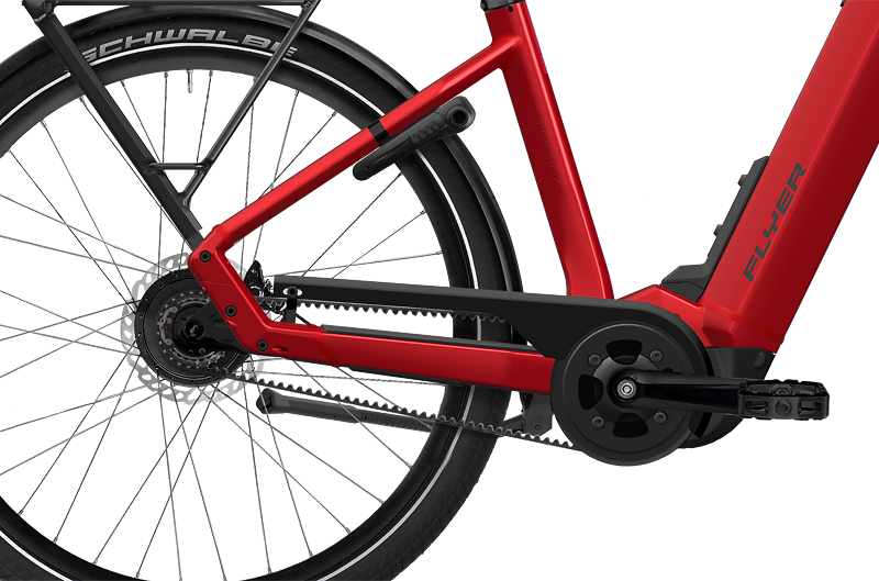 Flyer Upstreet 7.43 rot | 750WH | E-Bike Damen Trekking | 2024 | Freilauf