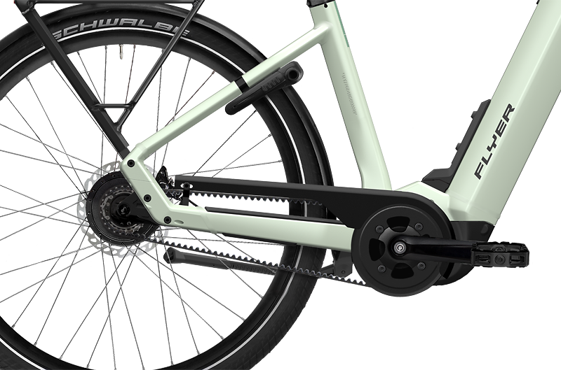 Flyer Upstreet 7.23 grün | 750WH | E-Bike Damen Trekking | 2024 | Enviolo