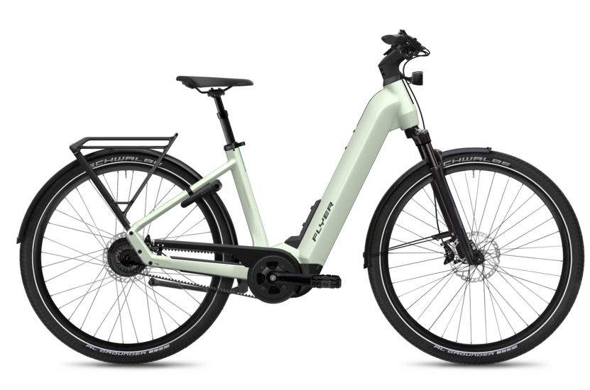 Flyer Upstreet 7.23 grün | 750WH | E-Bike Damen Trekking | 2024 | Enviolo
