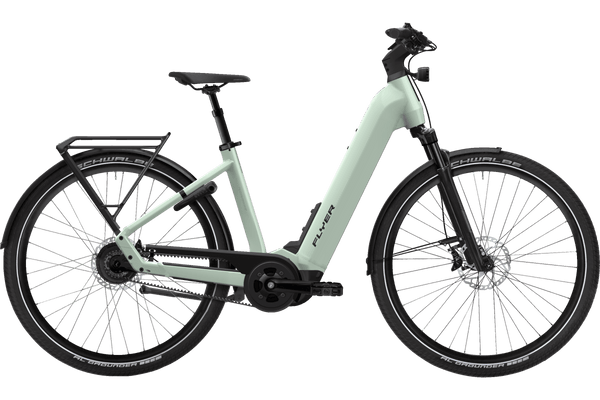 flyer damen e bike gebraucht Flyer Upstreet 7.43 grün | 750WH | E-Bike Damen Trekking | 2025