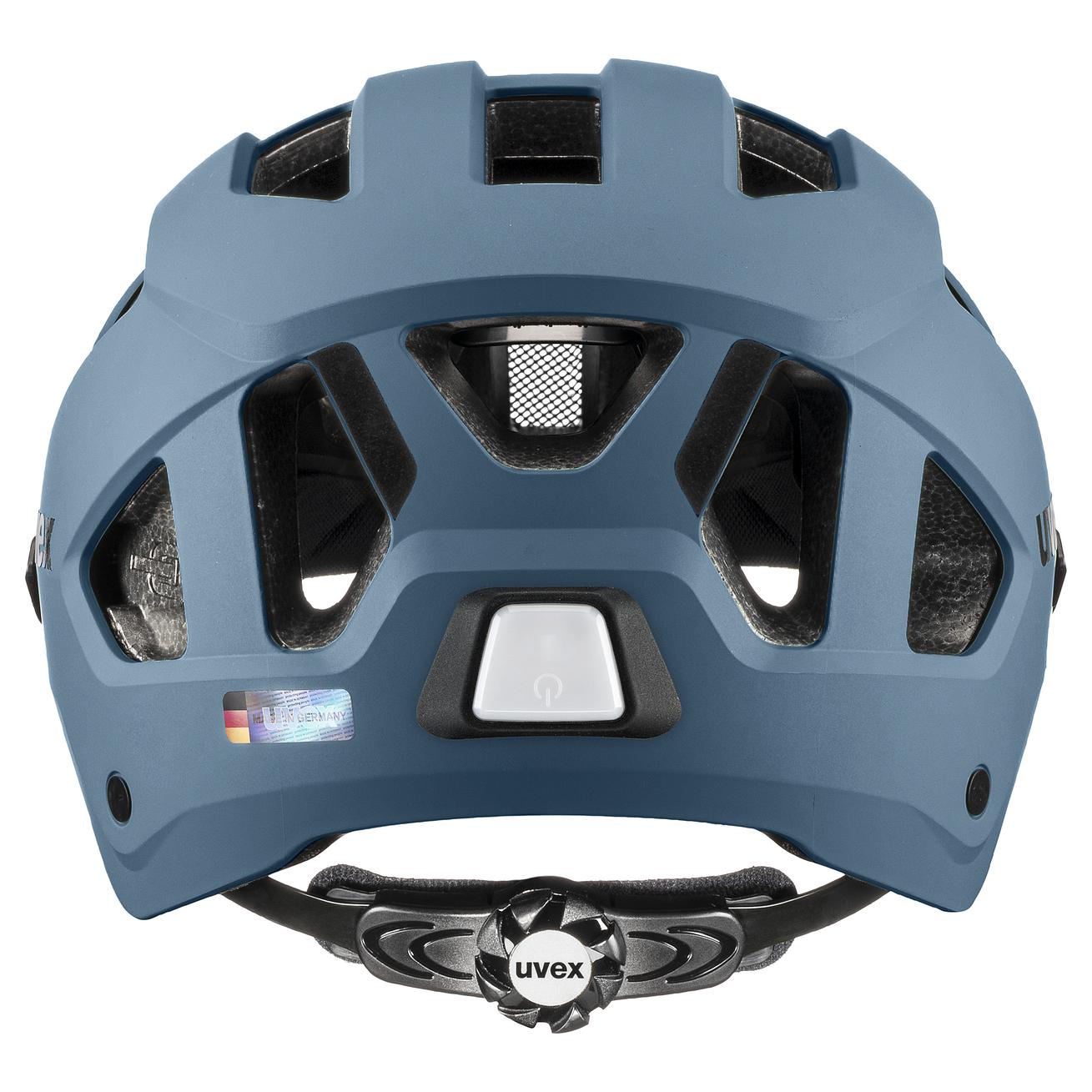 Uvex Helm stride visor stone blue matt Gr. L 56-59cm