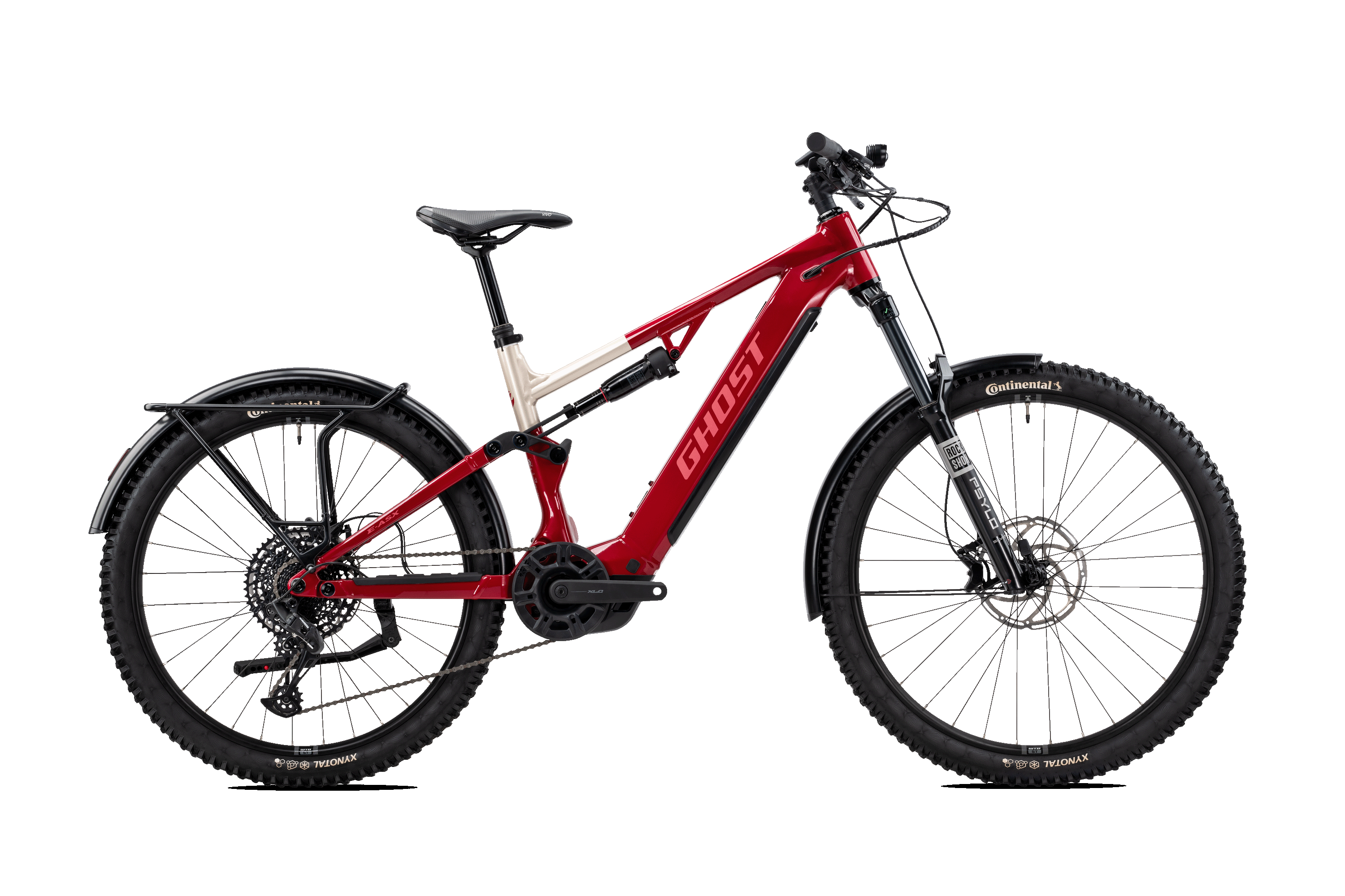 Ghost E-ASX ESSENTIAL EQ rot | 600WH | E-MTB Fully | 2025 | Kettenschaltung