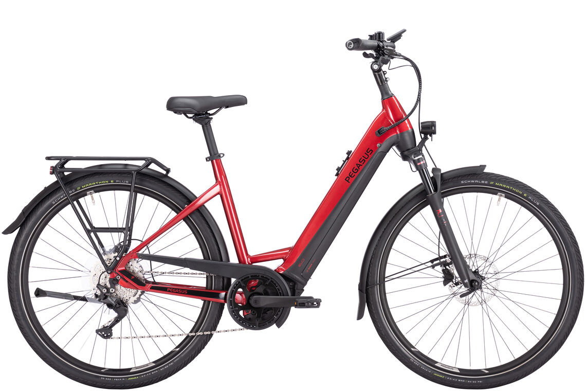 Pegasus Premio Evo 10 Lite rot | 625WH | E-Bike Damen Trekking | 2024 | Kettenschaltung