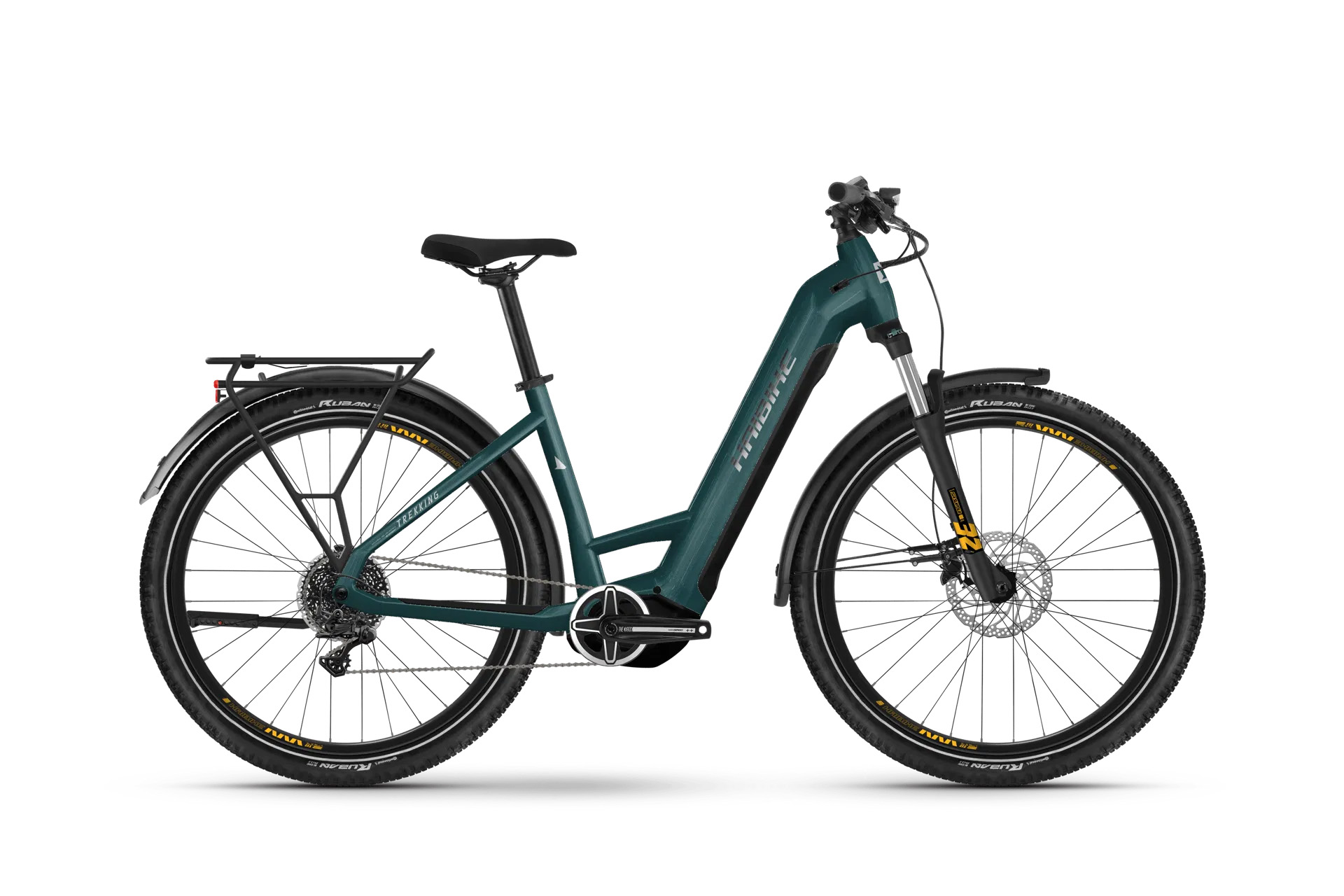 Haibike Trekking 4 grün | 720WH | E-Bike Damen Trekking | 2024 | Kettenschaltung