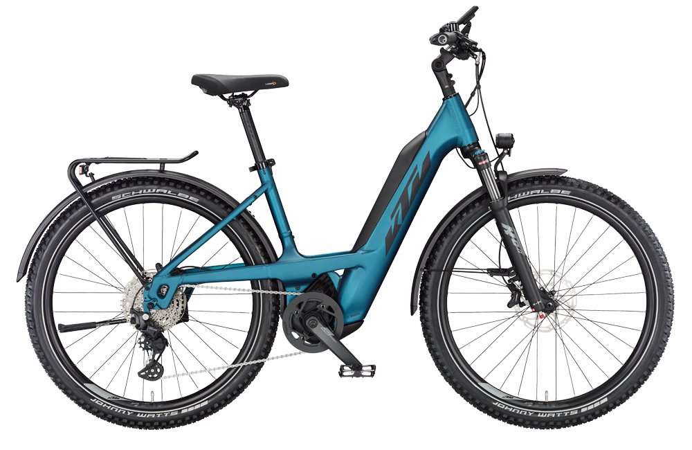 KTM MACINA AERA 671 LFC blau | 625WH | E-Bike Damen Trekking | 2024 | Kettenschaltung