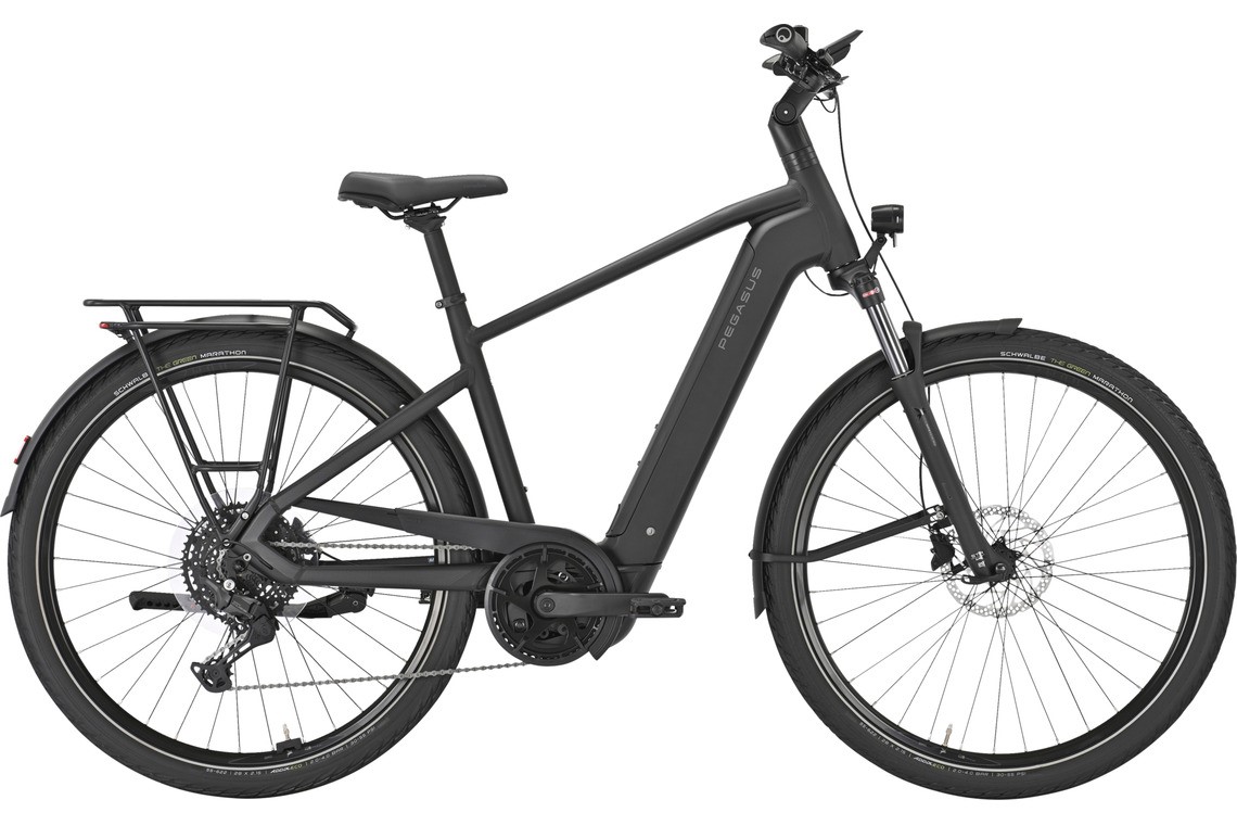 Pegasus PREMIO EVO 10 Lite schwarz | 800WH | E-Bike Herren Trekking | 2025 | Kettenschaltung