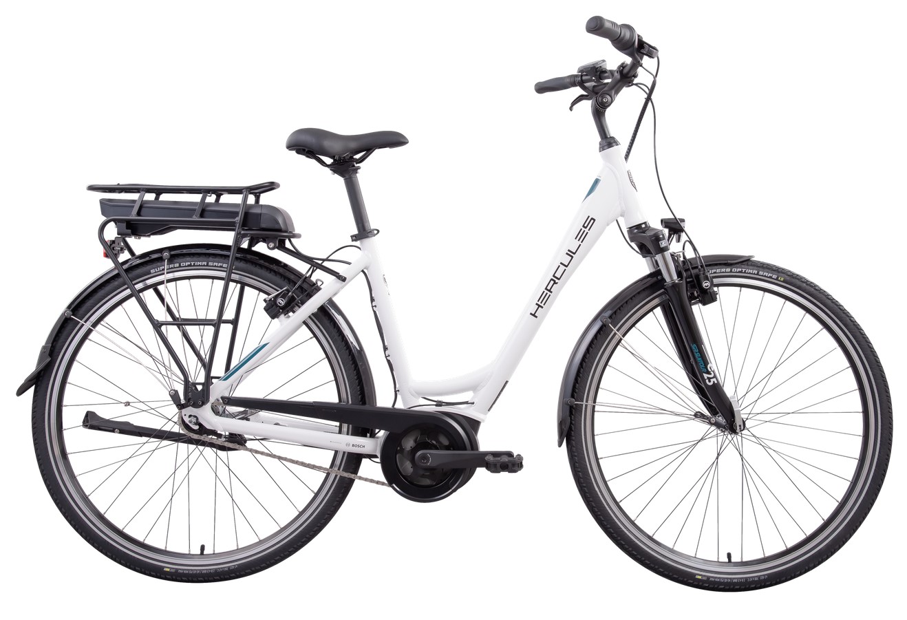 Hercules Roberta R7 weiß | 400WH | E-Bike Damen City | 2023 | Rücktritt-Nabe