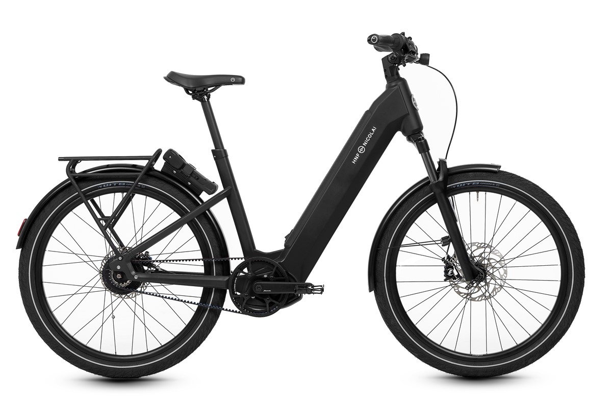 HNF Nicolai UD4 All-Terrain schwarz | 750WH | E-Bike Damen Trekking | 2024 | Enviolo