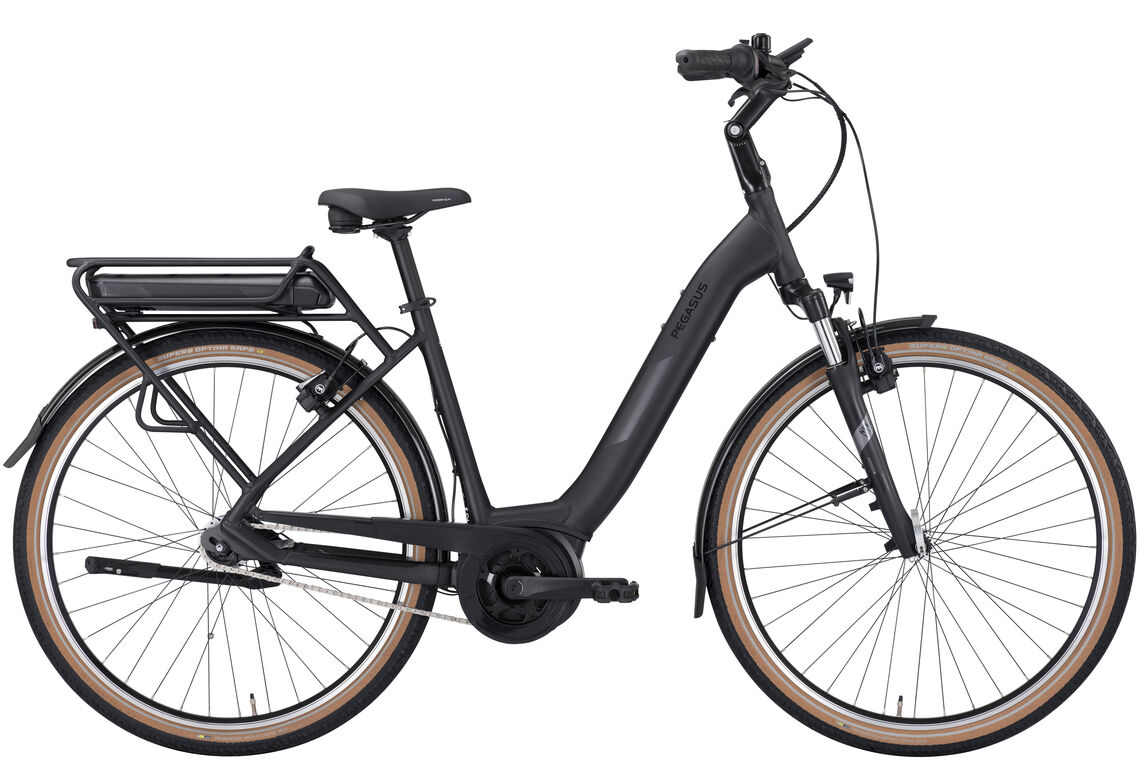 Pegasus SOLERO E7R PLUS grün (hell) | 400WH | E-Bike Damen City | 2024 | Rücktritt-Nabe