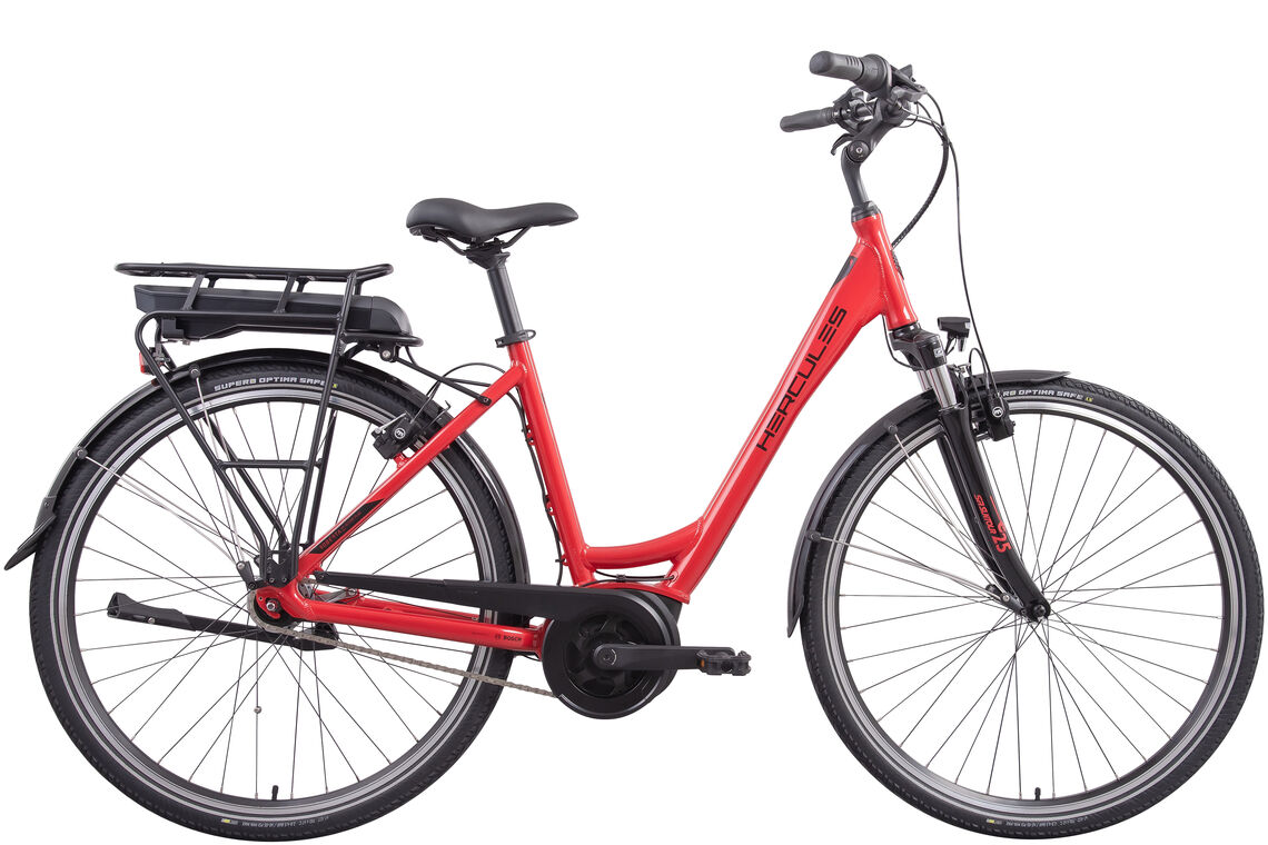 Hercules Roberta R7 Active Plus rot | 500WH | E-Bike Damen City | 2024 | Rücktritt-Nabe